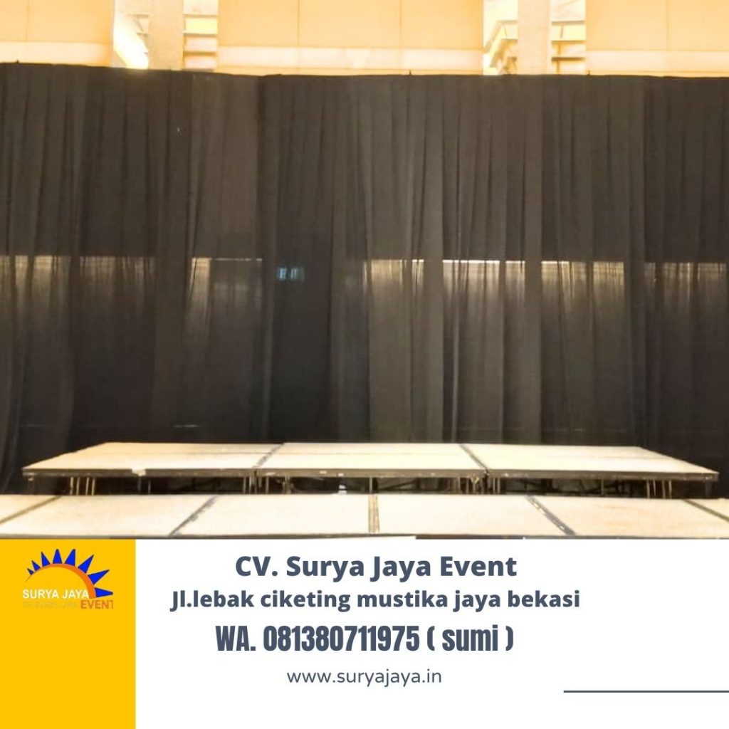 Sewa Tenda Serut,Tirai Dinding,Misty fan,Sofa Bogor