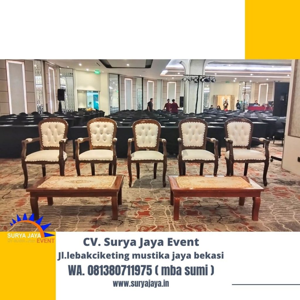 Sewa Arm Chairs VIP Kayu Roa Malaka Tambora Jakarta Barat