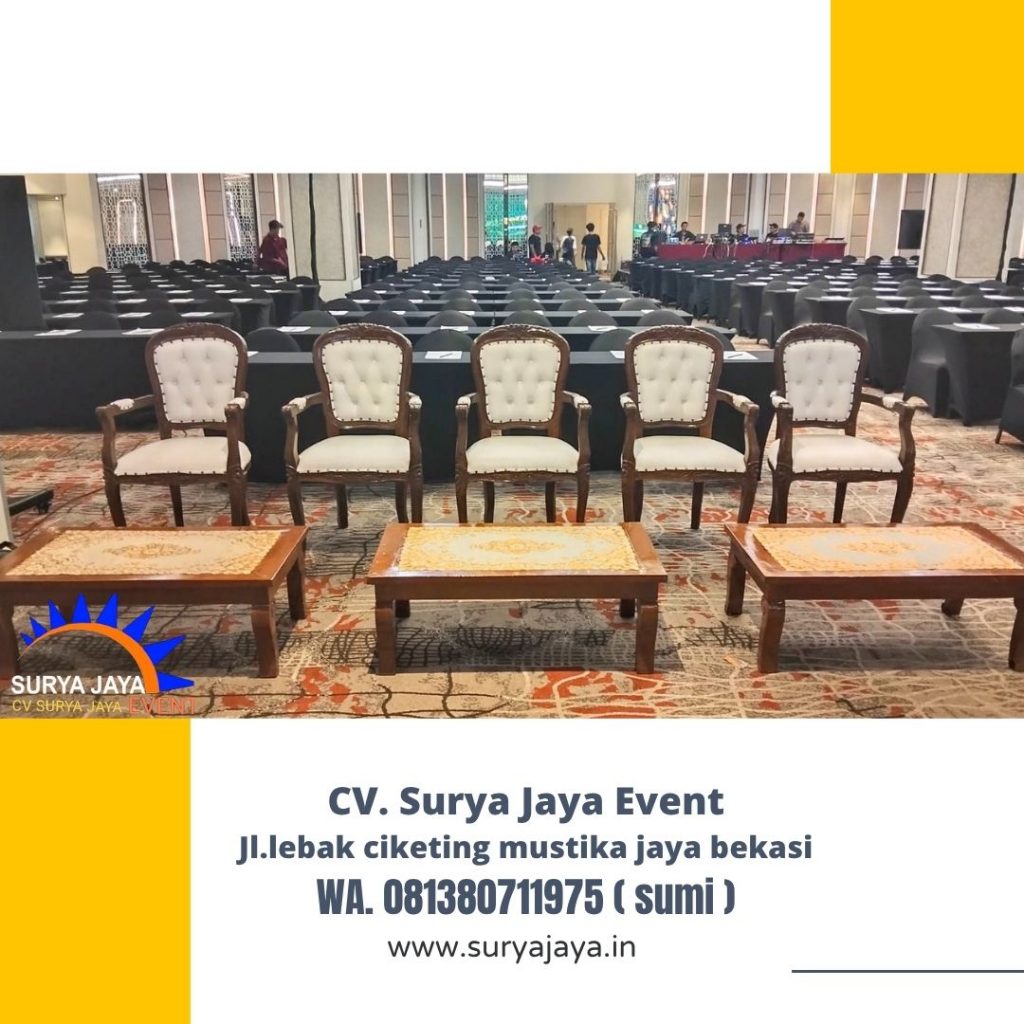 Sewa Arm Chairs VIP Kayu Roa Malaka Tambora Jakarta Barat
