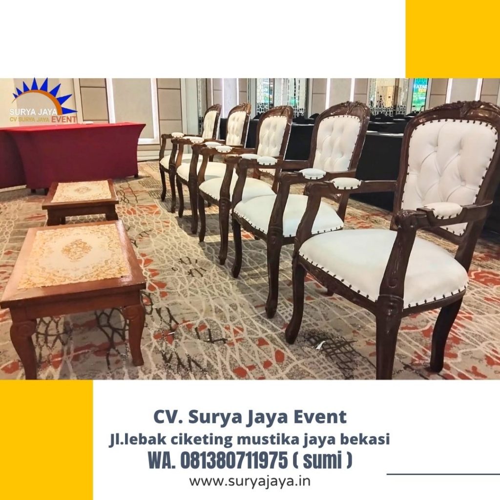 Sewa Arm Chairs VIP Kayu Roa Malaka Tambora Jakarta Barat