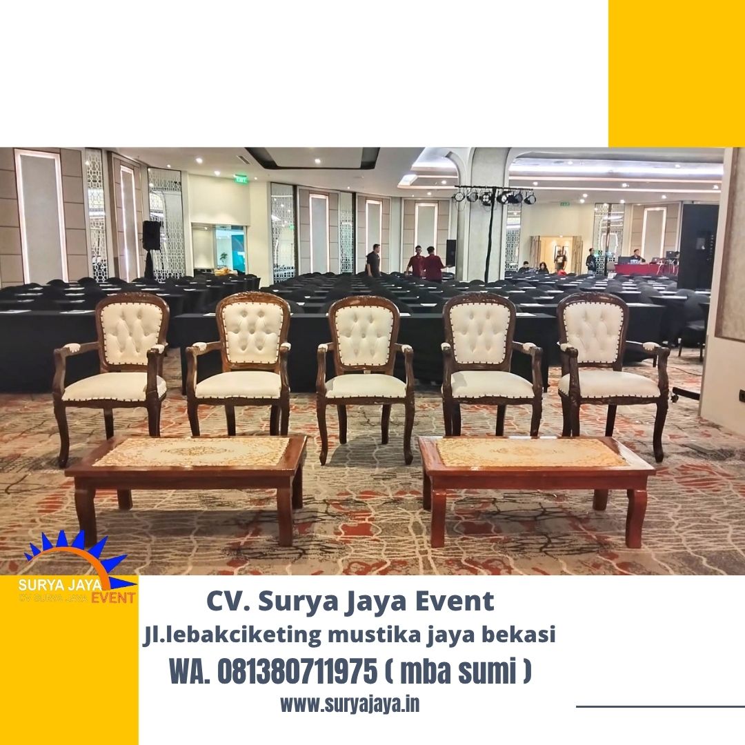 Sewa Arm Chairs VIP Kayu Roa Malaka Tambora Jakarta Barat