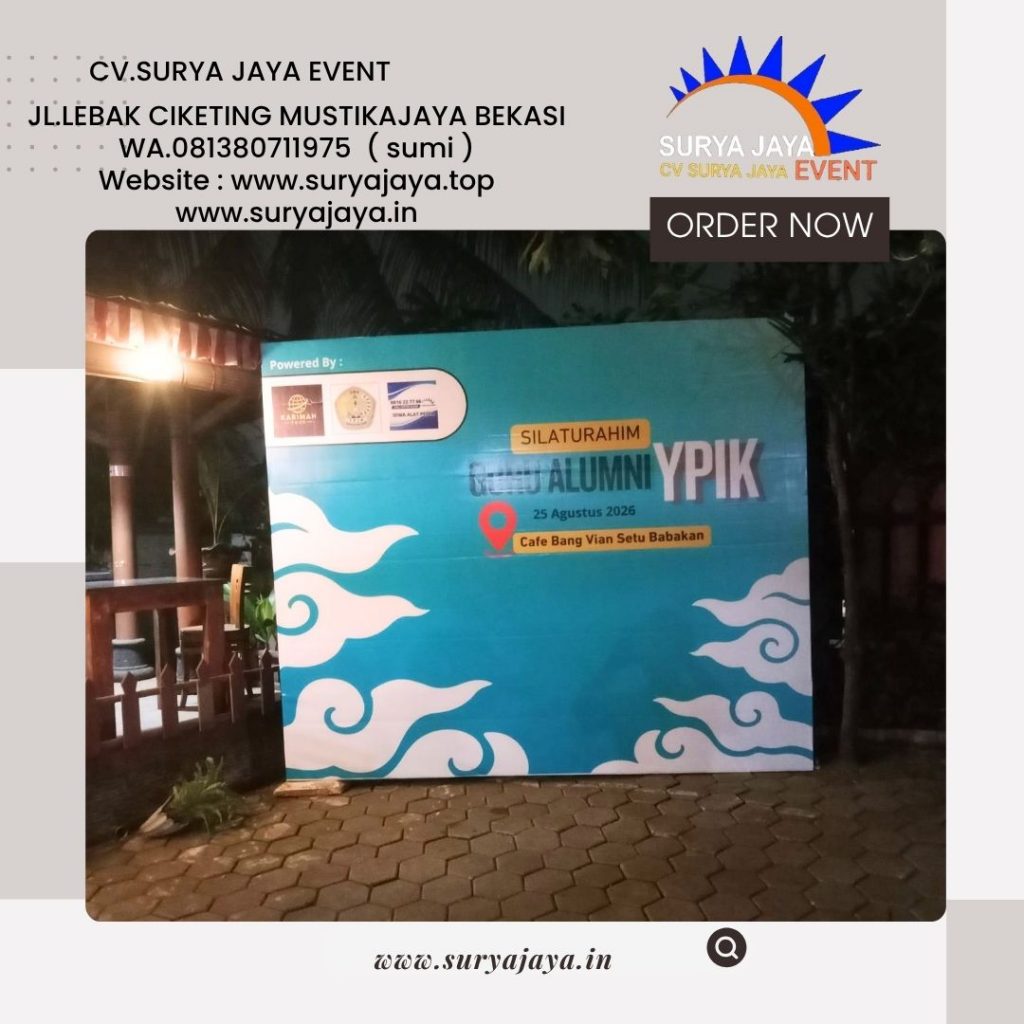Sewa Backdrop 2,5x3m Jakarta 0813-8071-1975
