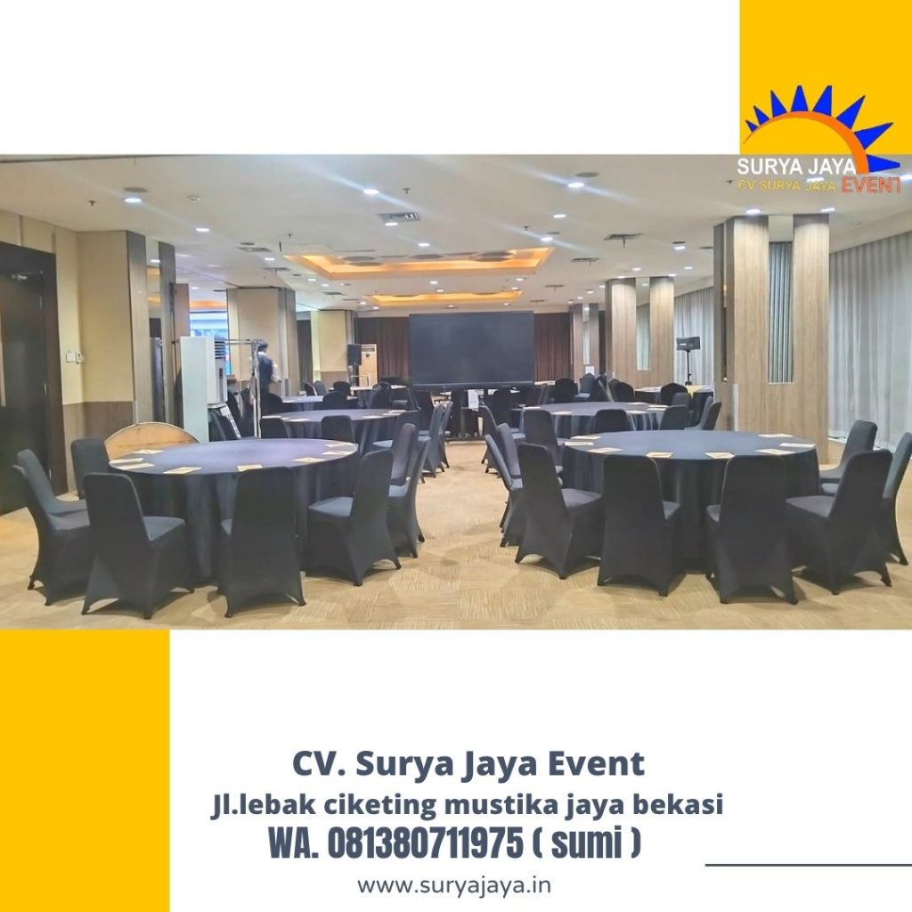 Sewa Kursi Susun,Round table event Best Western Hotel Karawang