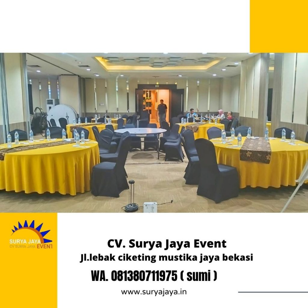 Sewa Kursi Susun,Round table event Best Western Hotel Karawang