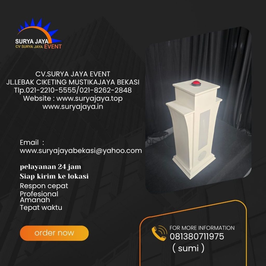 Sewa Podium Berbagai Macam Pilihan Di Jakarta