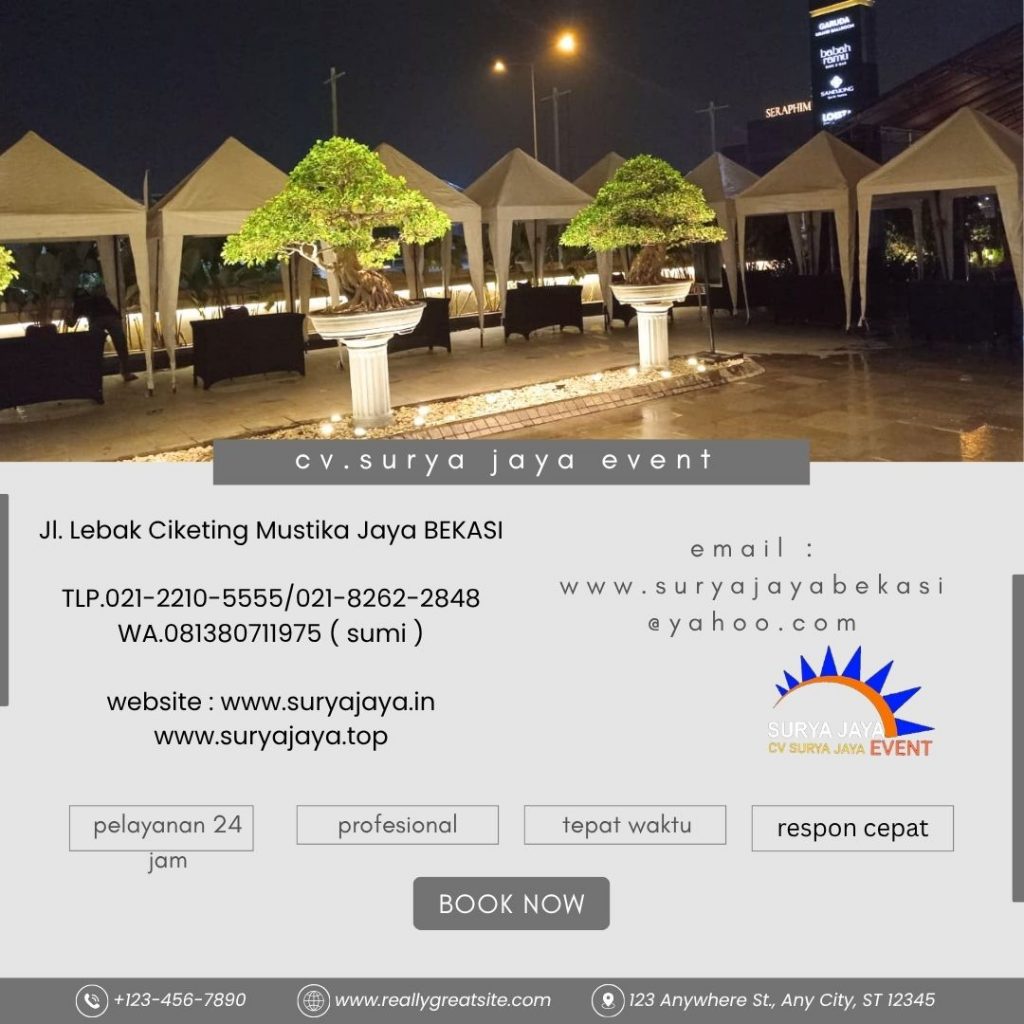 Sewa Tenda bazar Putih 2x2m,Meja,Kursi Serpong Tangerang