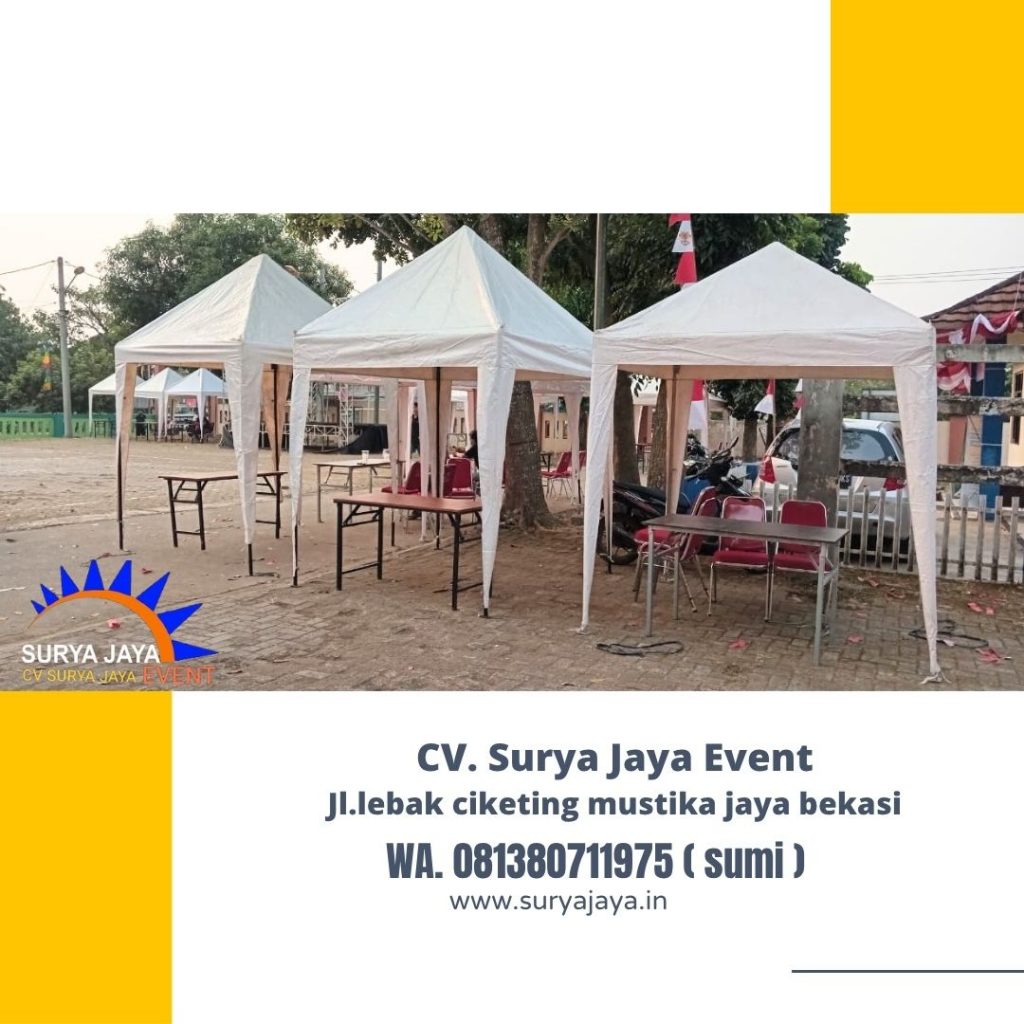 Sewa Tenda bazar Putih Cibarusah Bekasi