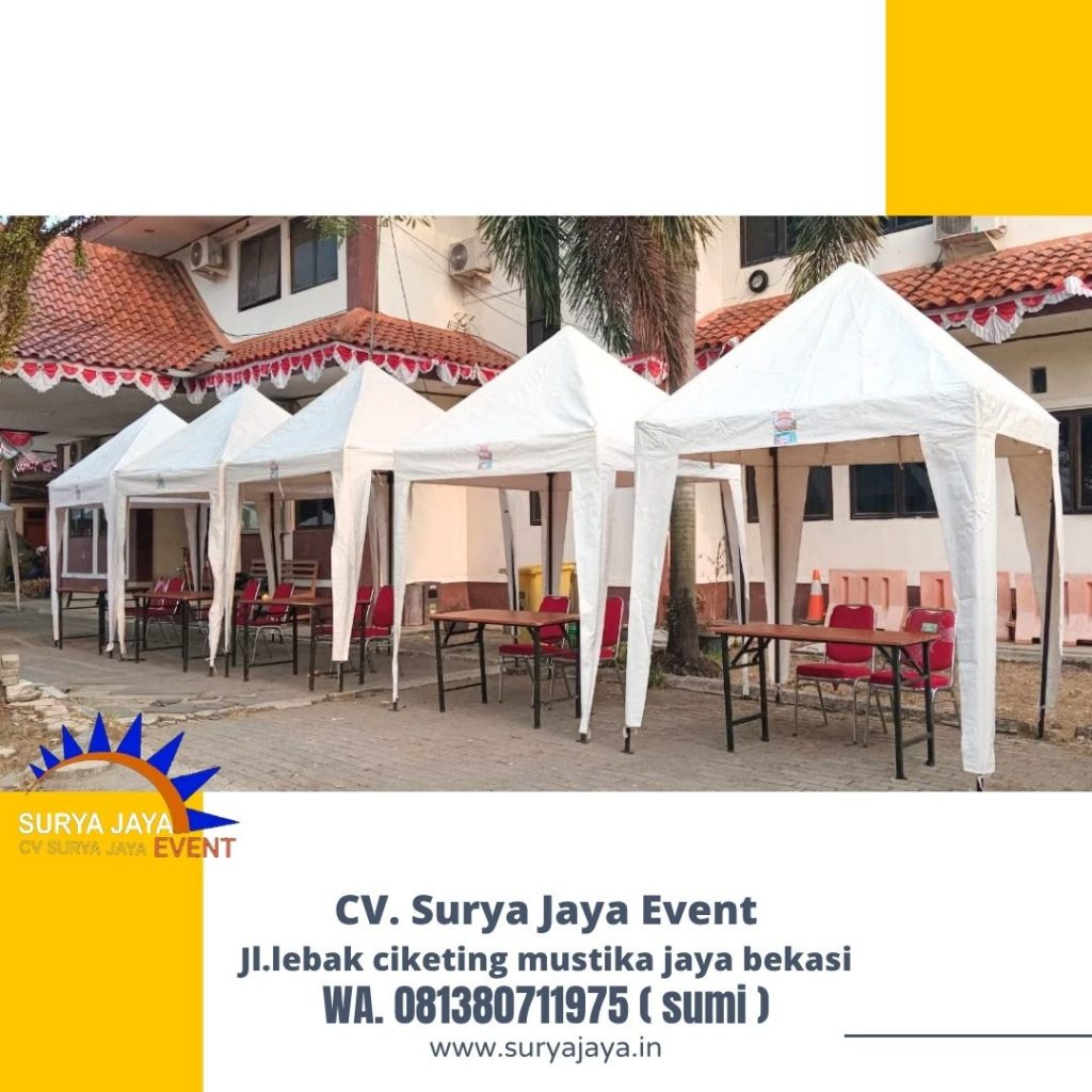 Sewa Tenda bazar Putih Cibarusah Bekasi