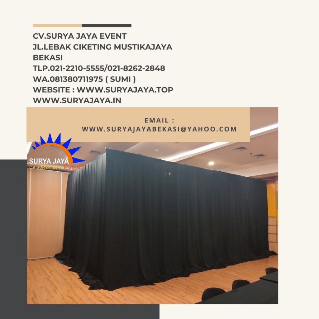 Sewa Black Curtain Bahan Tebal Bogor (081380711975)
