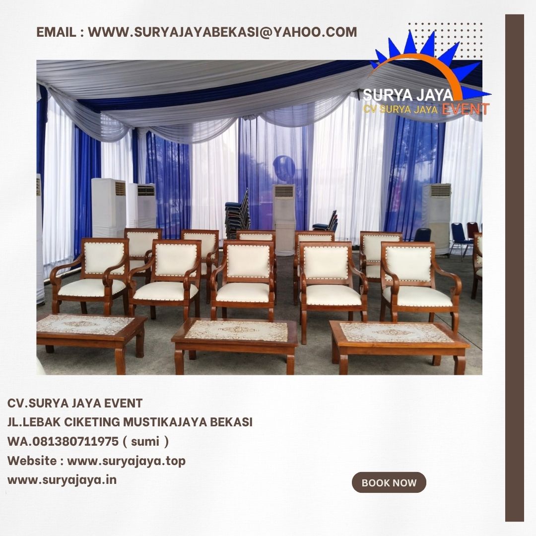 Sewa Kursi VIP Jokowi dan Meja Toyota Karawang