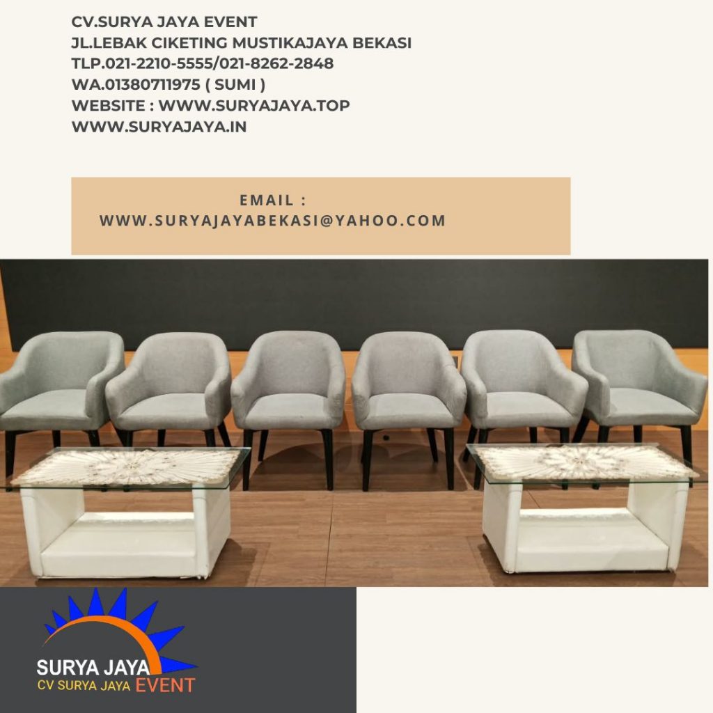 Sewa Sofa Studio Abu-abu Event Capital Place Kuningan Jakarta Selatan