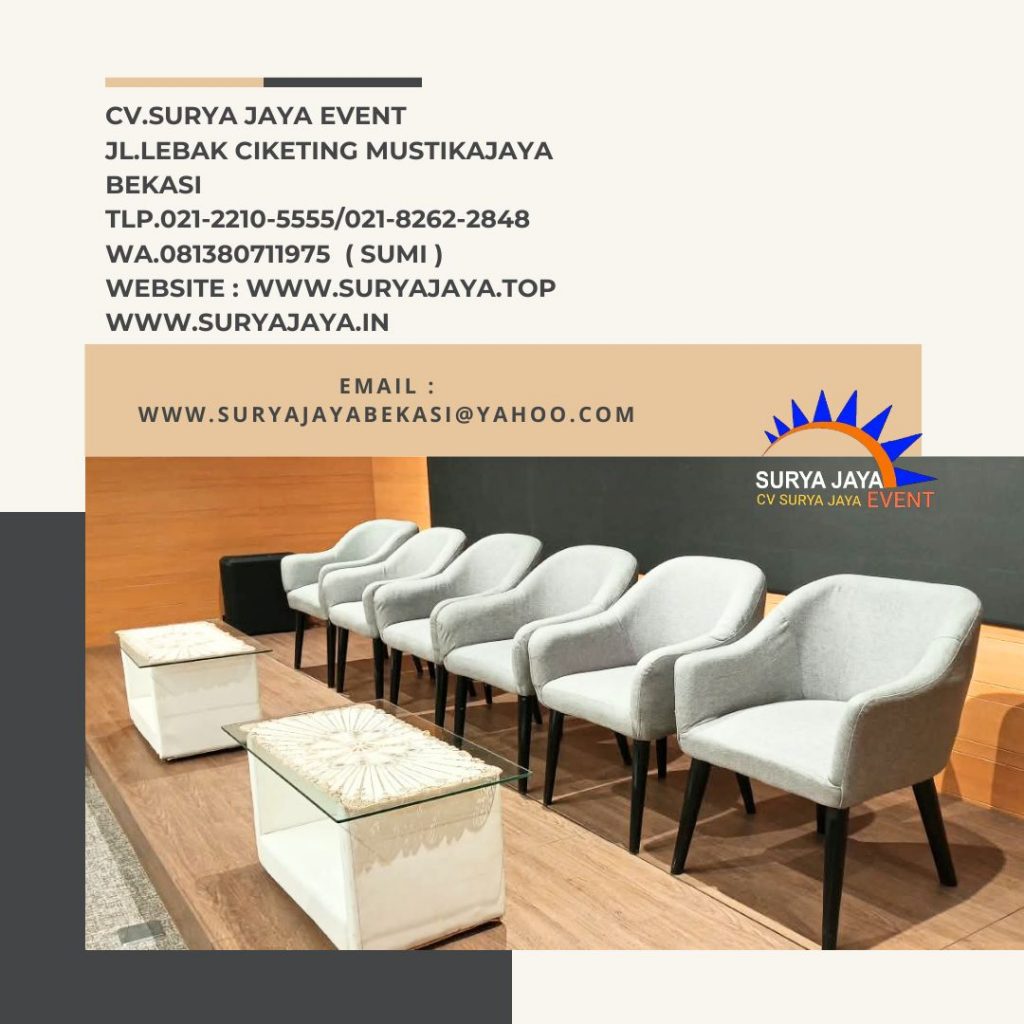 Sewa Sofa Studio Abu-abu Event Capital Place Kuningan Jakarta Selatan