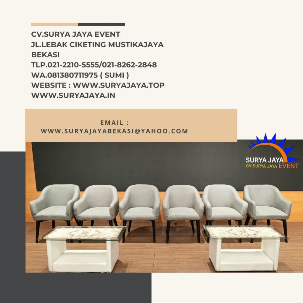 Sewa Sofa Studio Abu-abu Event Capital Place Kuningan Jakarta Selatan