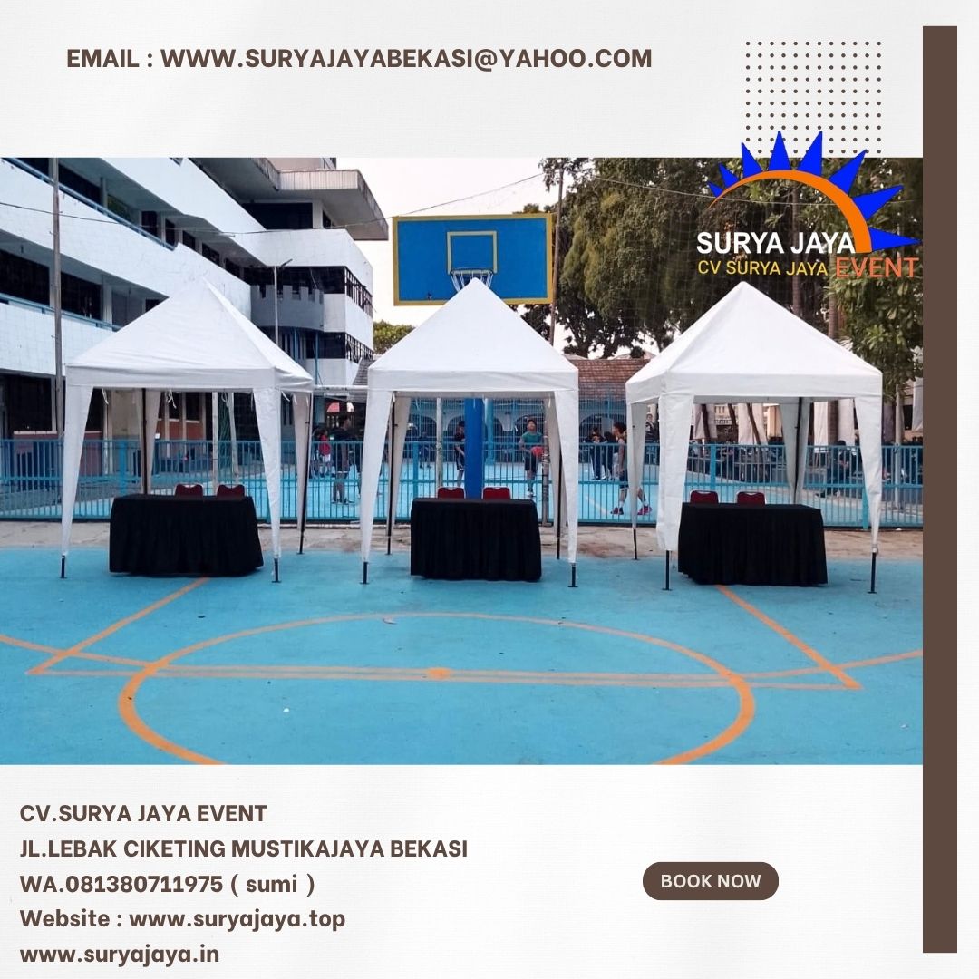 Sewa Tenda Bazar Putih Jakarta (081380711975)