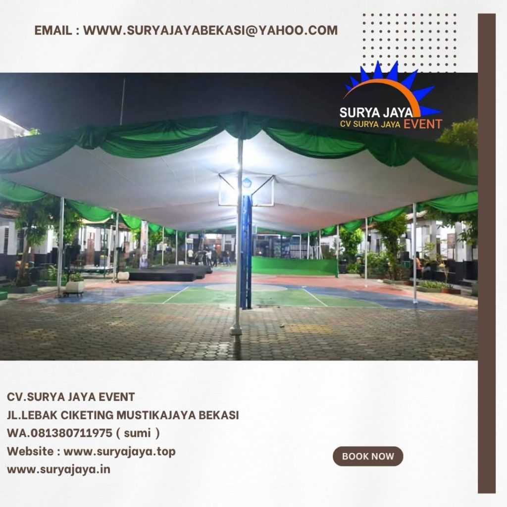 Sewa Tenda Plafon Rumbai Hijau Jakpus (081380711975)