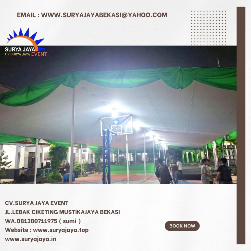 Sewa Tenda Plafon Rumbai Hijau Jakpus (081380711975)
