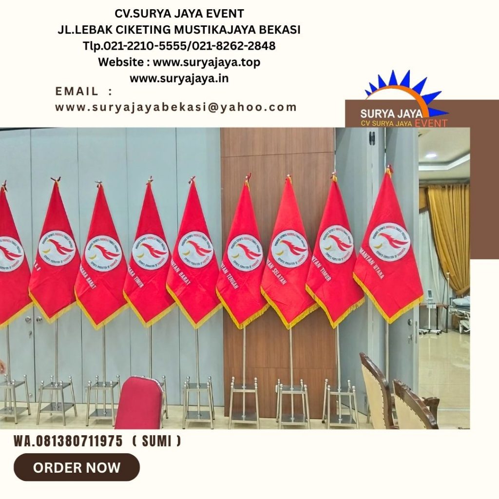 Sewa Tiang Bendera VIP Kayu Dan Stainless Jakarta
