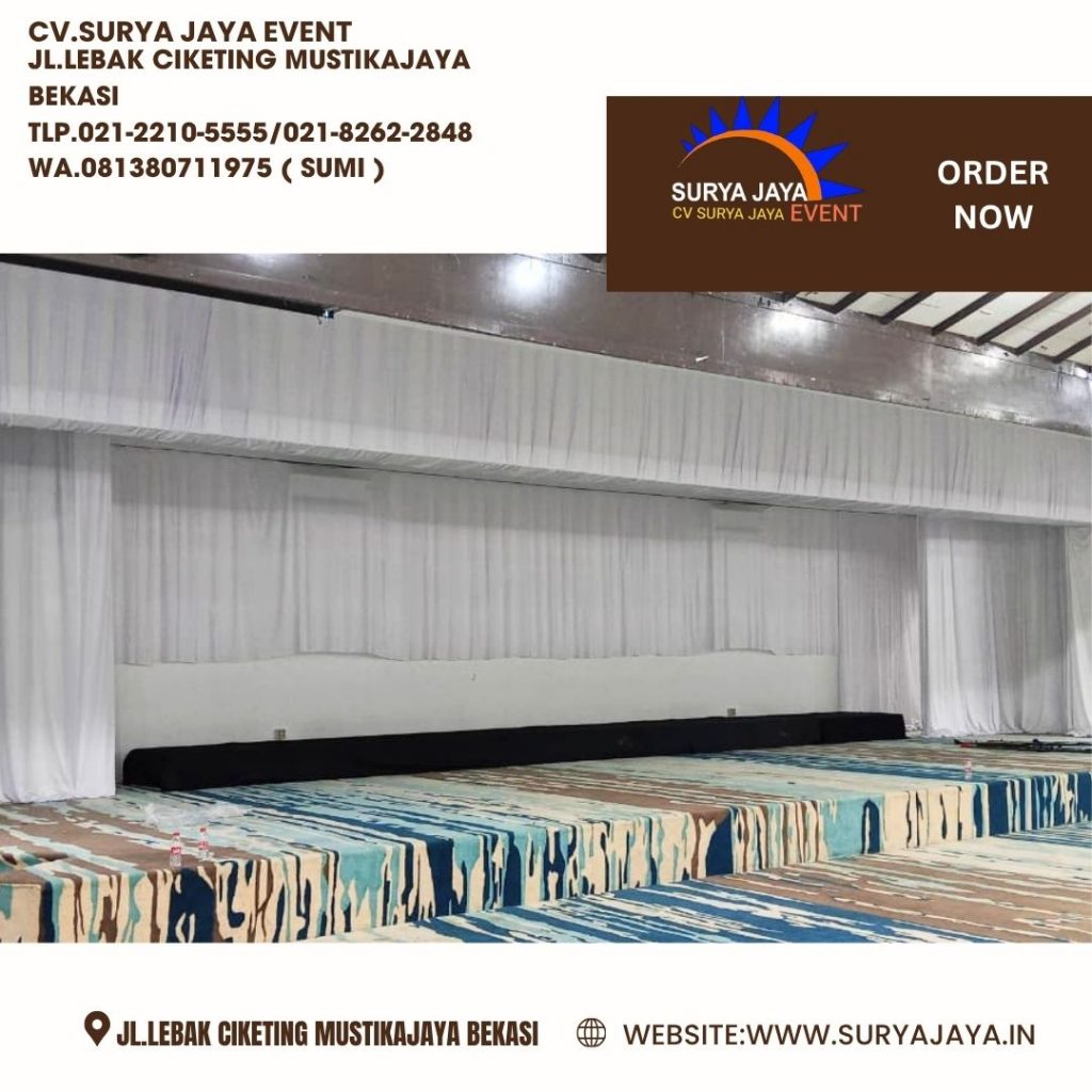 Rental White Curtain Jakarta