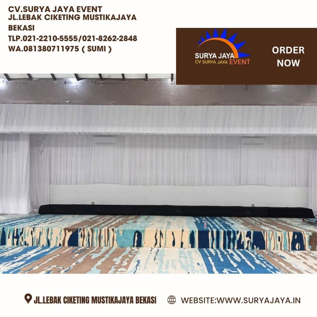 Rental White Curtain Jakarta