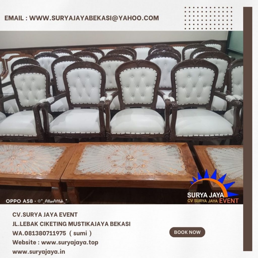 Sewa Arm Chairs VIP Venue Auditorium dpp Istana Jakarta Pusat
