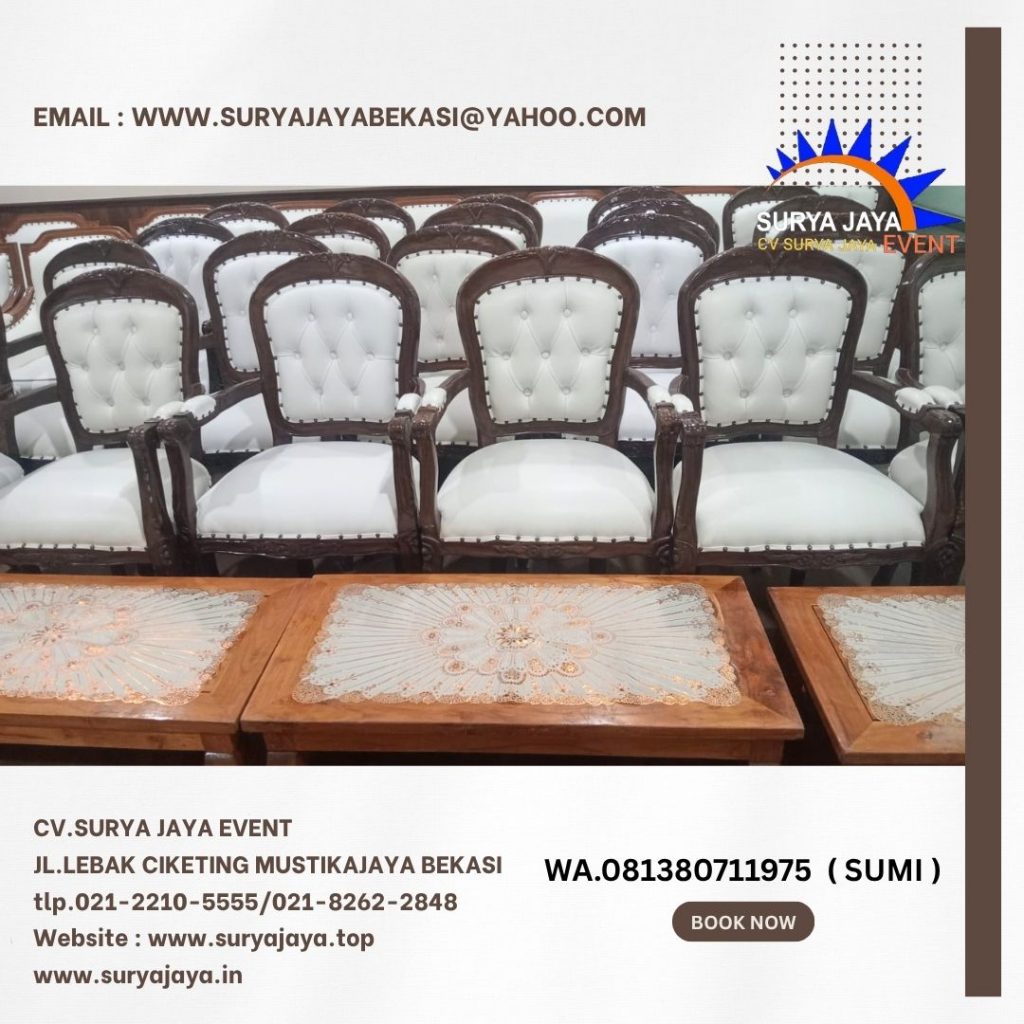 Sewa Arm Chairs VIP Venue Auditorium dpp Istana Jakarta Pusat