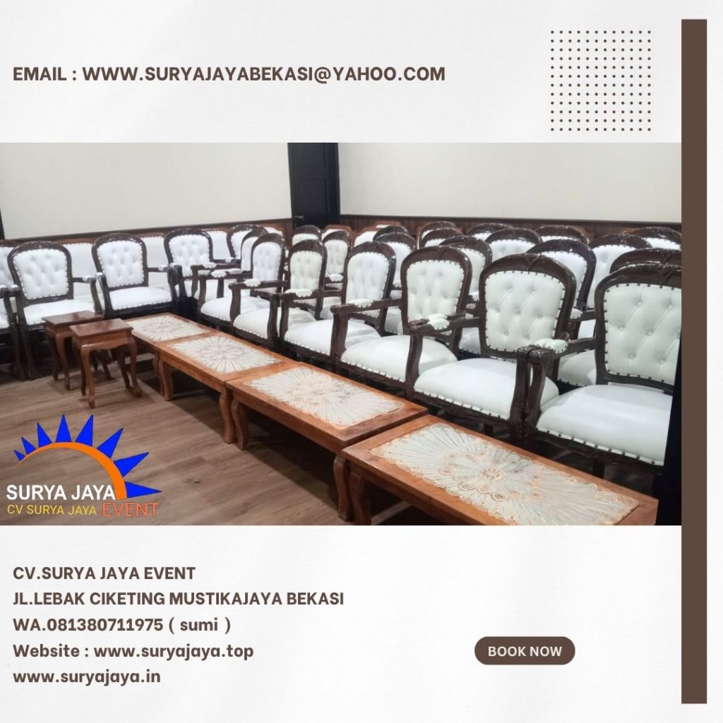 Sewa Arm Chairs VIP Venue Auditorium dpp Istana Jakarta Pusat