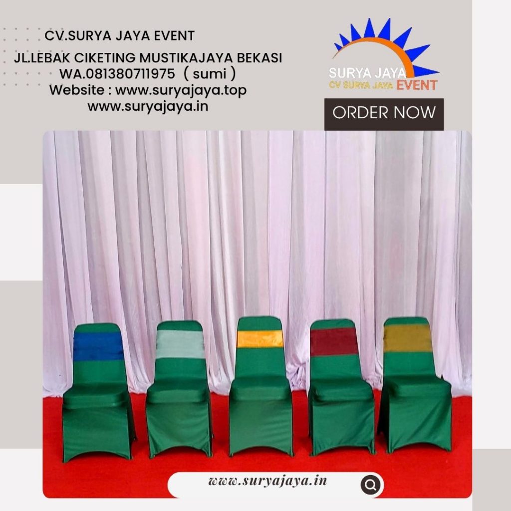 Sewa Sarung Kursi Warna Hijau Ketat Bogor (081380711975)