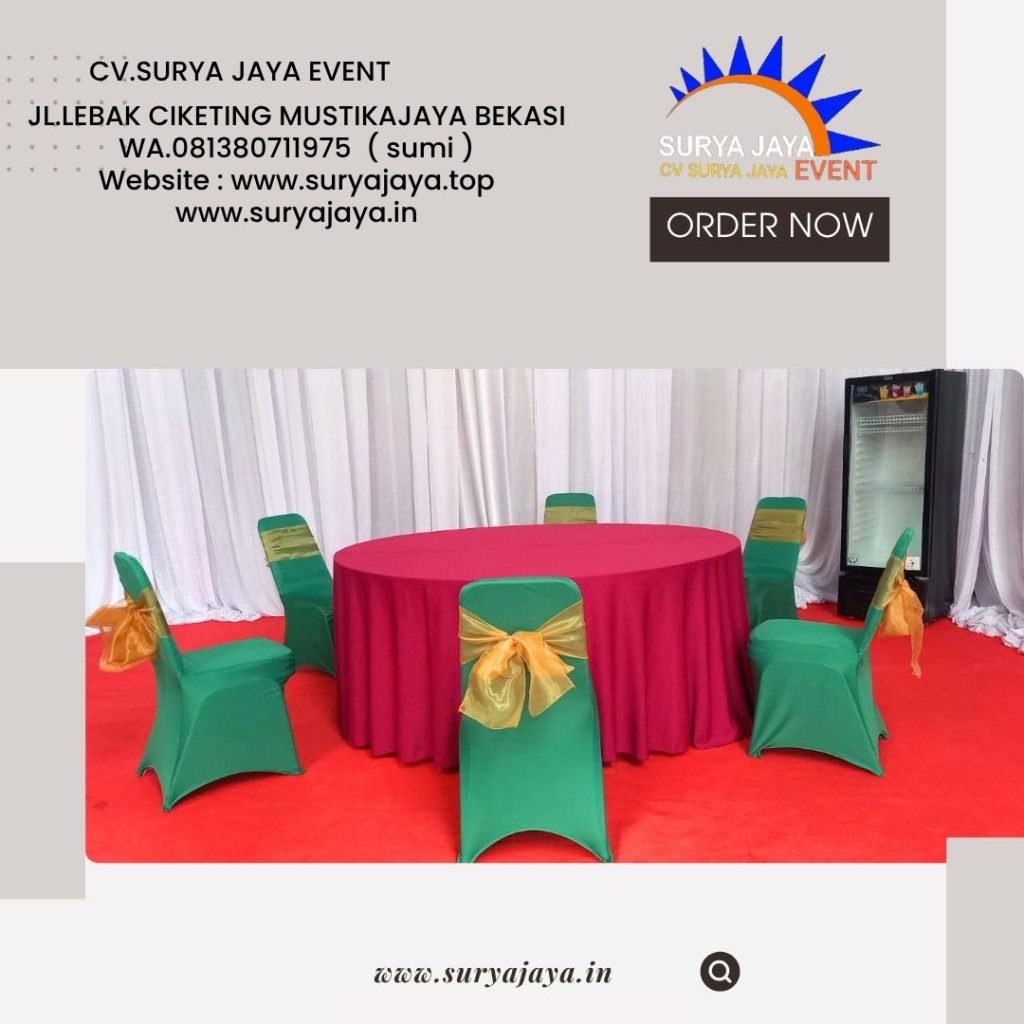 Sewa Sarung Kursi Warna Hijau Ketat Bogor (081380711975)