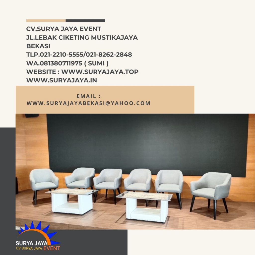 Sewa Sofa Studio Set Meja Kaca Bersih Dan Nyaman Di Jakarta