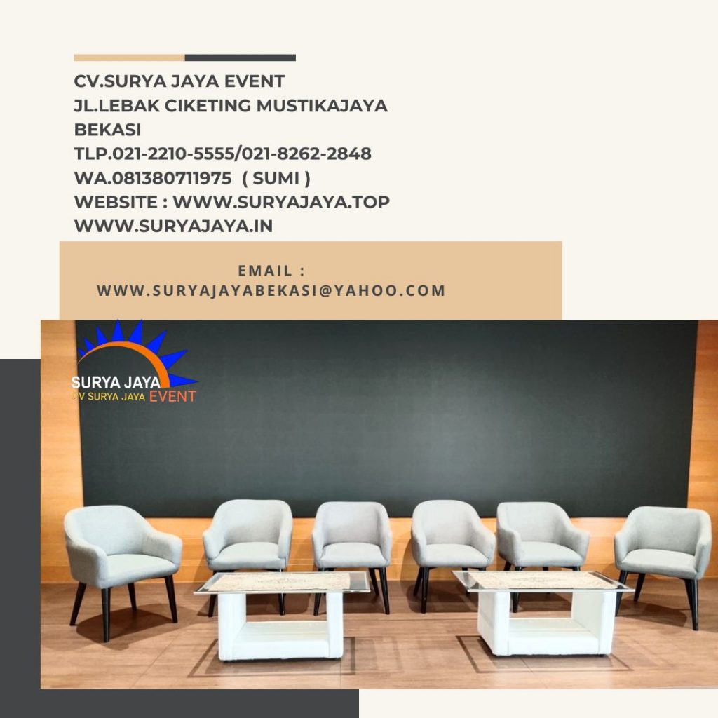 Sewa Sofa Studio Set Meja Kaca Bersih Dan Nyaman Di Jakarta