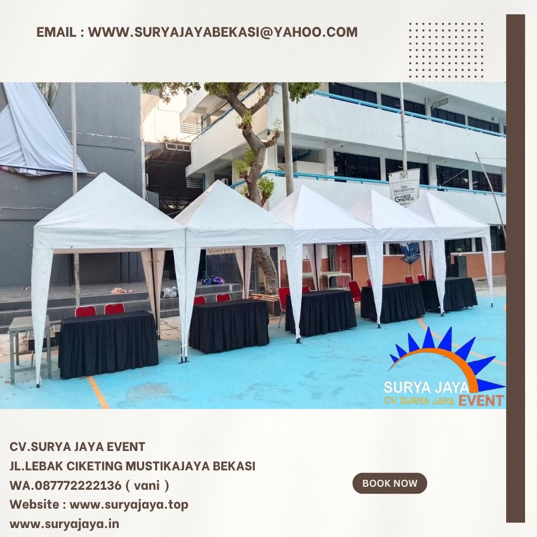 Sewa Tenda Bazar Putih Depok (081380711975)